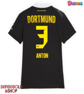 Borussia Dortmund Waldemar Anton #3 Udebanetrøje Dame 2026-27 Kort ærmer